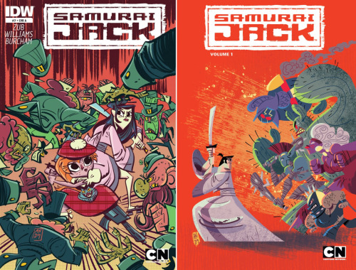 as-warm-as-choco:  SAMURAI JACK Comics’ SUB (variant) covers by Andy Suriano ! The character designer of the series & Star Wars: Clone Wars (as well as in: Powerpuff Girls, Fairly Oddparents, Duck Dodgers, etc.) ! The last illustration is from