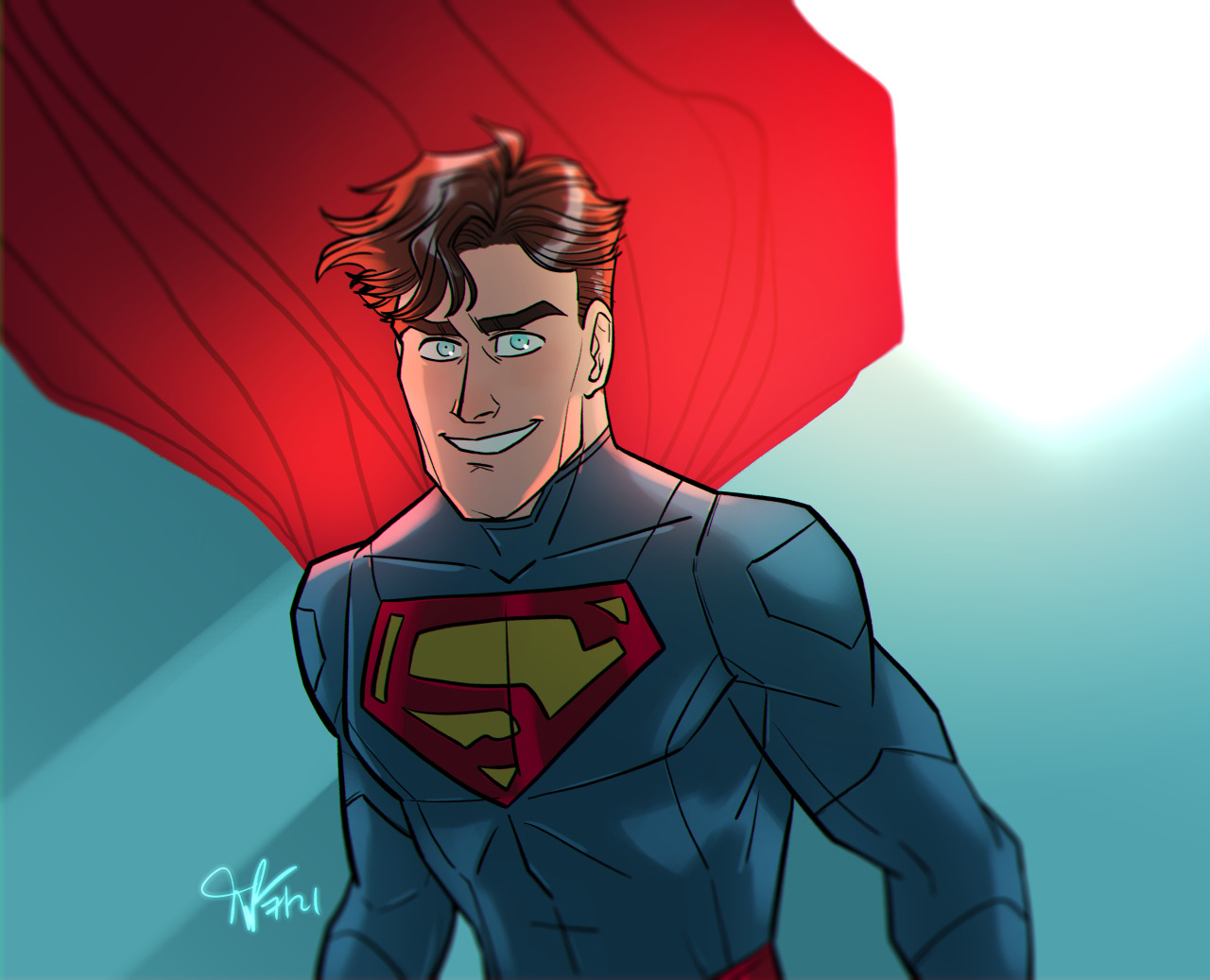 ladypepsfanart:
“ Obsessing over comics again and had to draw my fave hero 💙
”