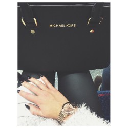 yomahniggy:  Fluff, leather, claws and my new Michael Kors bag from Harrods. #ootd #michaelkors #marcjacobs #leather #fluff #topshop