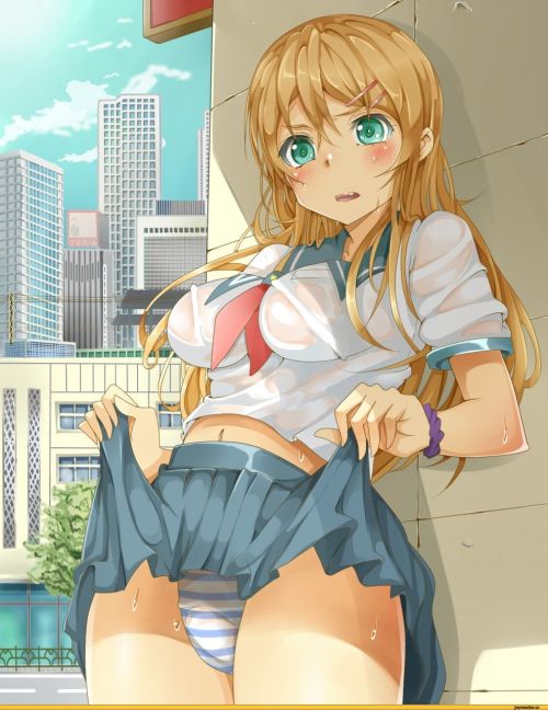 スカートたくしあげる感じの虹画像が集まるスレ - がぞ～速報