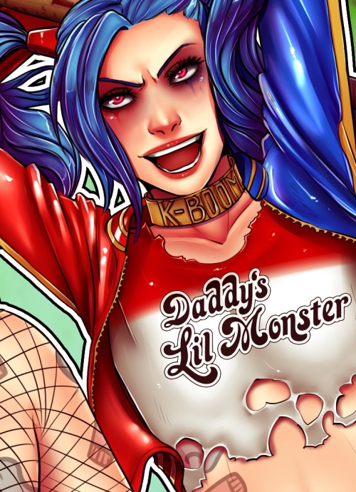 Jinx as Harley Quinn is uncensored now on my Patreon! ( ͡° ͜ʖ ͡°)Btw, check this post for more Jinx 