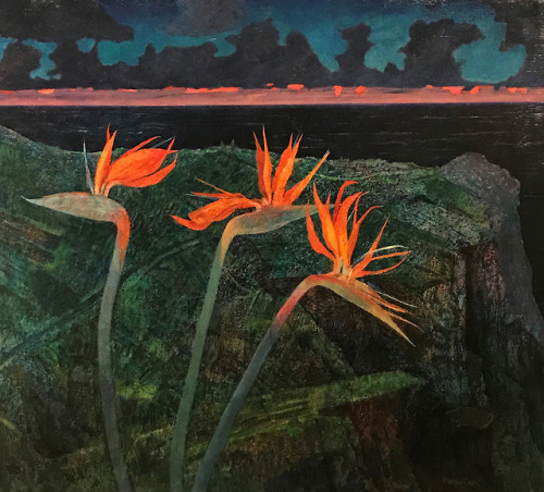 thunderstruck9:Victoria Crowe (British, b. 1945), Vertiginous Landscape, 1997. Oil on linen, 90 x 10