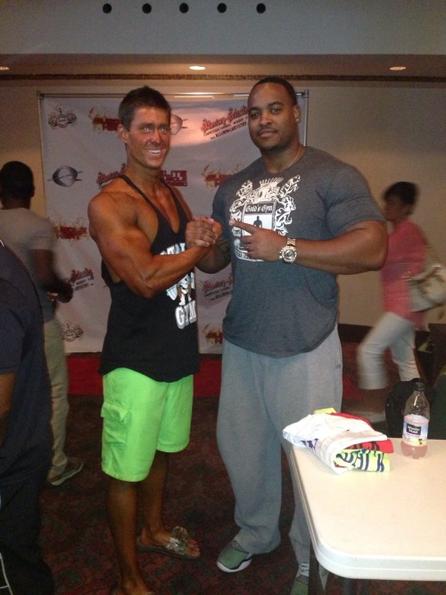 XXX My first competition with my boy big Swole. photo