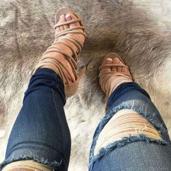 myshoebazar:  Multi Strap Sandal Heels