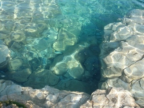 yuriaesthetic:flower pot island. the water was such a pretty blue.