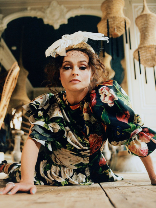 hbcsource: Helena Bonham Carter photographed by Luca Campri for Vogue Spain, 2019.