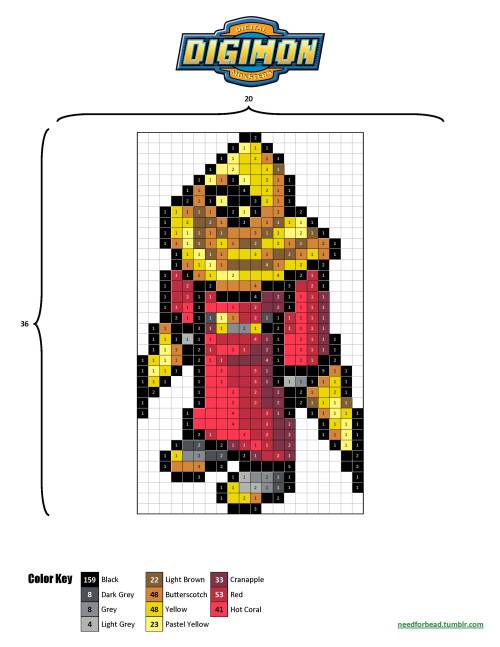 Digimon:  WisemonDigimon is owned by Saban, Toei Animation, and Bandai.Find more Digimon perler bead