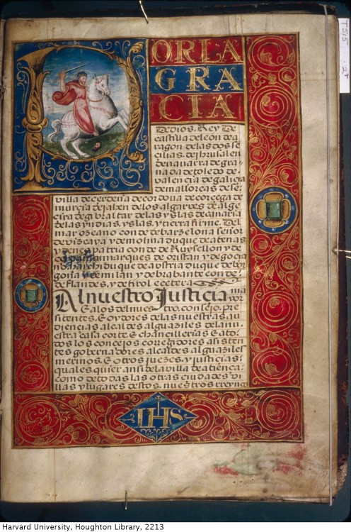 houghtonlib:Philip II. Sentencias y carta executoria de hidalguía apedimento da Alonso de Angulo, ve