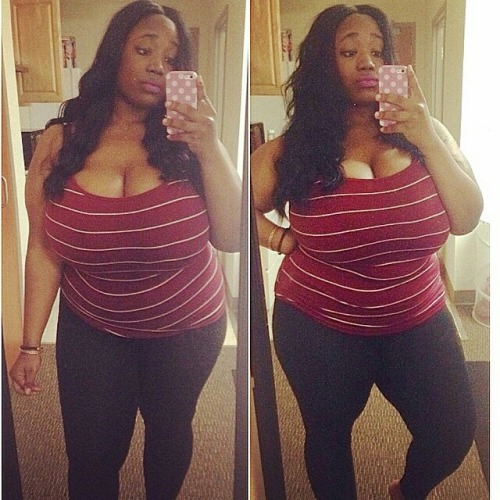 countryboydreamz: pillowzmagazine: Busty Ebony Goddess She don’t even have to be naked