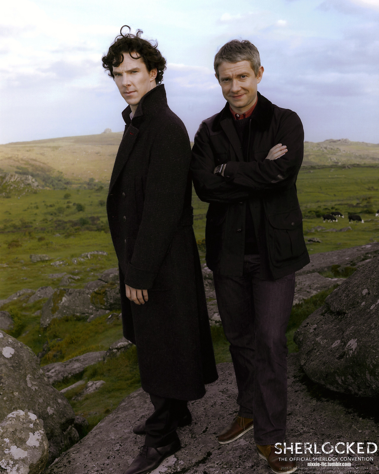 nixxie-fic:  BBC Sherlock - Production Stills - Sherlock &amp; John On Dartmoor