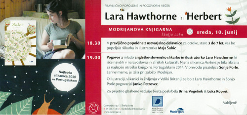 These scans are all around the time of my book launch in Slovenia. Some newspaper clippings, a flyer