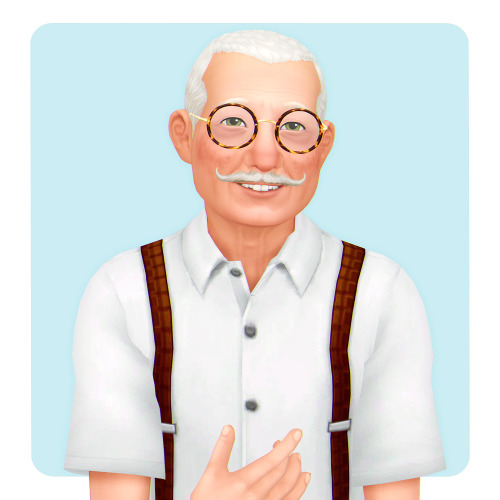 Practicing Making Some Elderly Sims ( )