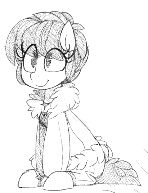 doodled a hors