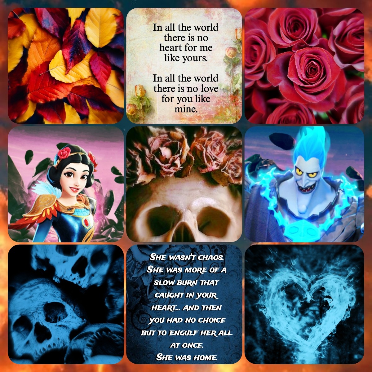 A Romantic Moodboard Of Snow White X Hades Underworld Snow It s a-romantic-moodboard-of-snow-white-x-hades-underworld-snow-it-s