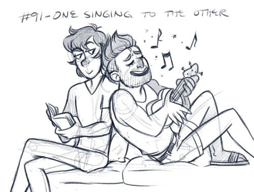 Interaction Prompts #91 - One singing to the other - Dagur x Hiccup