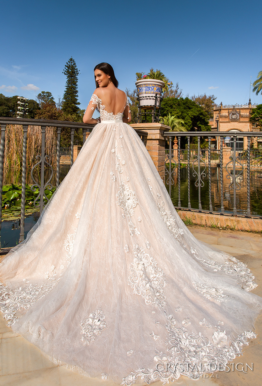 Beautiful Wedding Dresses from the 2017 Crystal Design Collection —  “Sevilla” Bridal Campaign