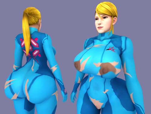 I updated the expandable samus to have a ripped suit skin group and an exposed and vag!  vag al