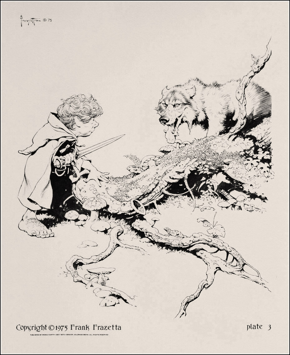 fer1972:  Lord of the Rings illustrated by Frank Frazetta in 1975 