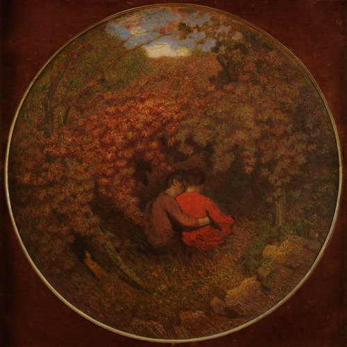 starswaterairdirt:The Love of Life, 1901Giuseppe Pellizza da Volpedo