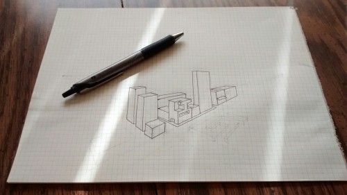 Trying to brush up on some two point perspective