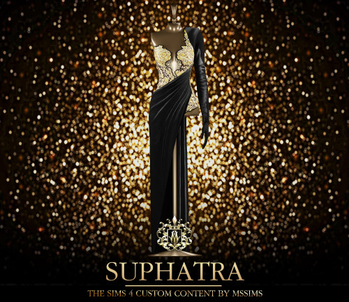 SUPHATRA GOWN FOR THE SIMS 4ACCESS TO EXCLUSIVE CC ON MSSIMS4 PATREONDOWNLOAD ON MSSIMS PATREONDOWNL