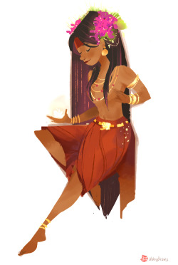 abbydraws:  Goddess of Love (Precolonial Philippines)