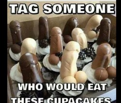 Hahaha. So who would eat these cupcakes?