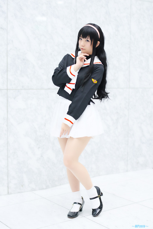 Japanese cosplayer Kousaka Yun as Tomoyo from Cardcaptor Sakura.