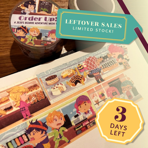 LEFTOVER SALES OPEN IN 3 DAYS!