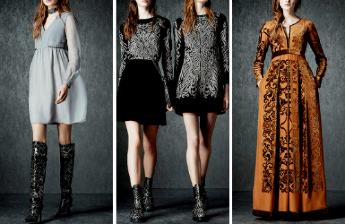 serenityharkness: starofthemourning: ashen-fae: fashion-runways: Alberta Ferretti Pre-Fall 2015 Oh m