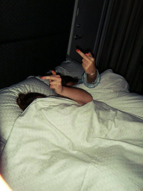 Lesbians in bed
