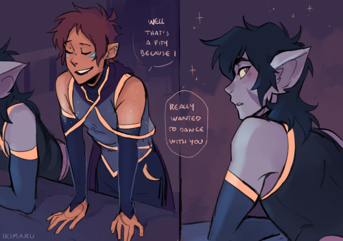 XXX more of the Au where Keith is Lance’s bodyguard 👀 photo