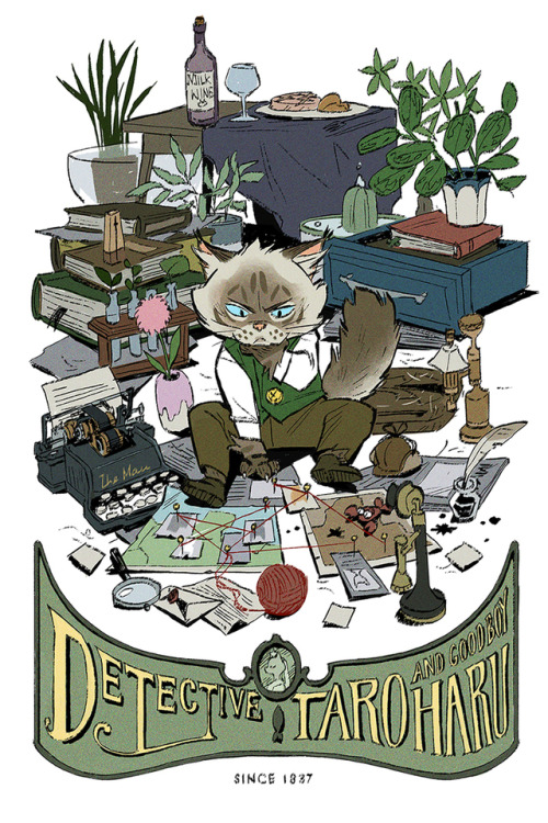 celine-kim: Here are two lil’ poster about the same ol’ Detective idea