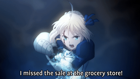 thebombzen:saber know there is food at the grocery store