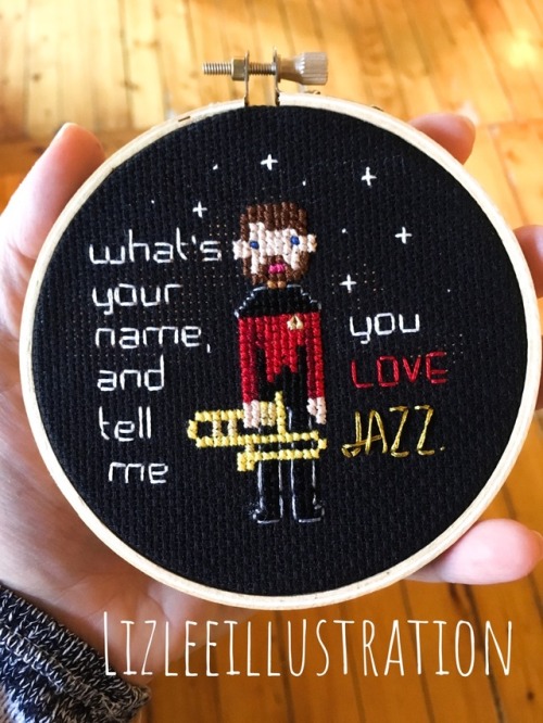 lizleeillustration - TNG crossstitch! Original designs created by...