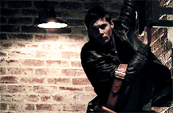 redridingcas:  deanmeme | favourite scenes [1/10] - busting out of the Sheriff’s