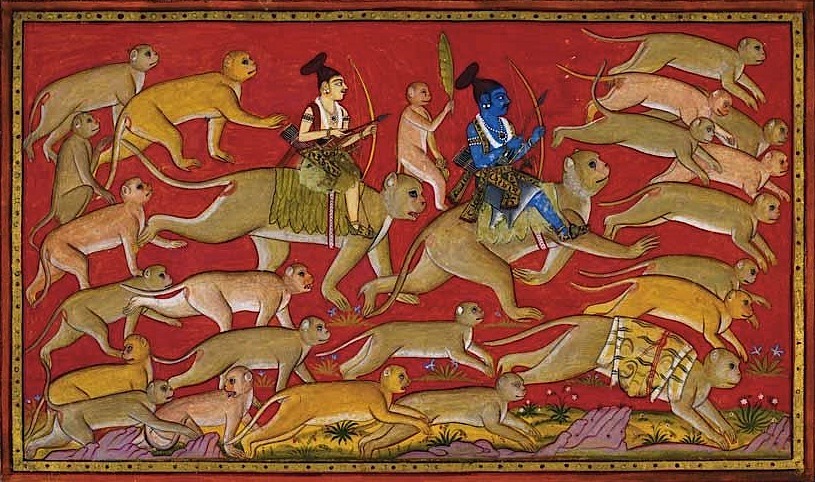 magictransistor:  Rāmāyaṇa (रामायण); various illustrations, miniatures