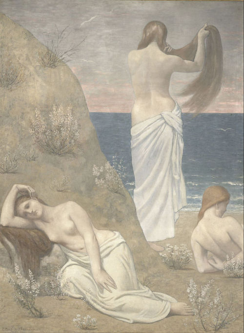 Pierre Puvis de Chavannes, Young Girls by the Seaside, 1879