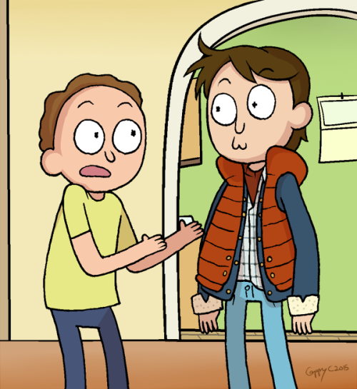 cappycodeart:  Morty   Morty from the 80sI will continue to draw this crossover and no one can stop me  