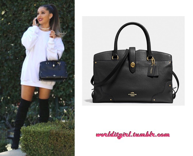 Ariana Grande Style — Yesterday Ariana was carrying this bag with her in