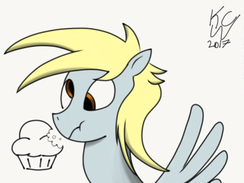 ask-the-derpy-hooves:Light on questions so I did a derp doodle ^~^ x3 <3