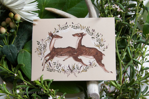 My shop is now up and running! Illustrated goods to beautify and add some nature to your home. There
