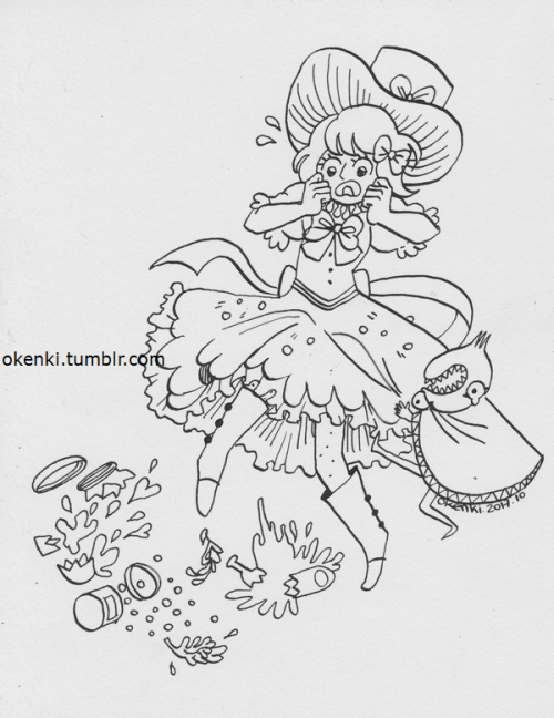okenki: Inktober #15!Amon and her onion belong to my potato sis idheen!CET OIGNON EST MAGNIFIQUE