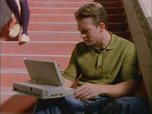 awbuckyno:  Sometimes I forget how old Buffy is and then I see a laptop.  