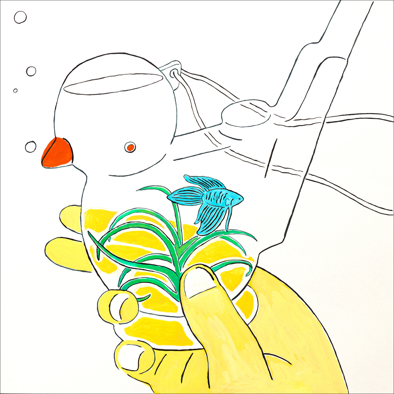 Music Illustration Awards 出展作品 7 ノミネート作品 Lamp 彼女の時計 Oyasmur オヤスマー