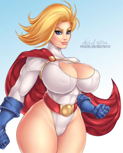 I feel the power! :PFinale Patreon girl for super-heroine month! Patreon Page &lt;-PSD, NSFW, ot