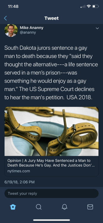 sapropel: gaycism: I can’t fucking believe my eyes. A man is being sentenced to death because 