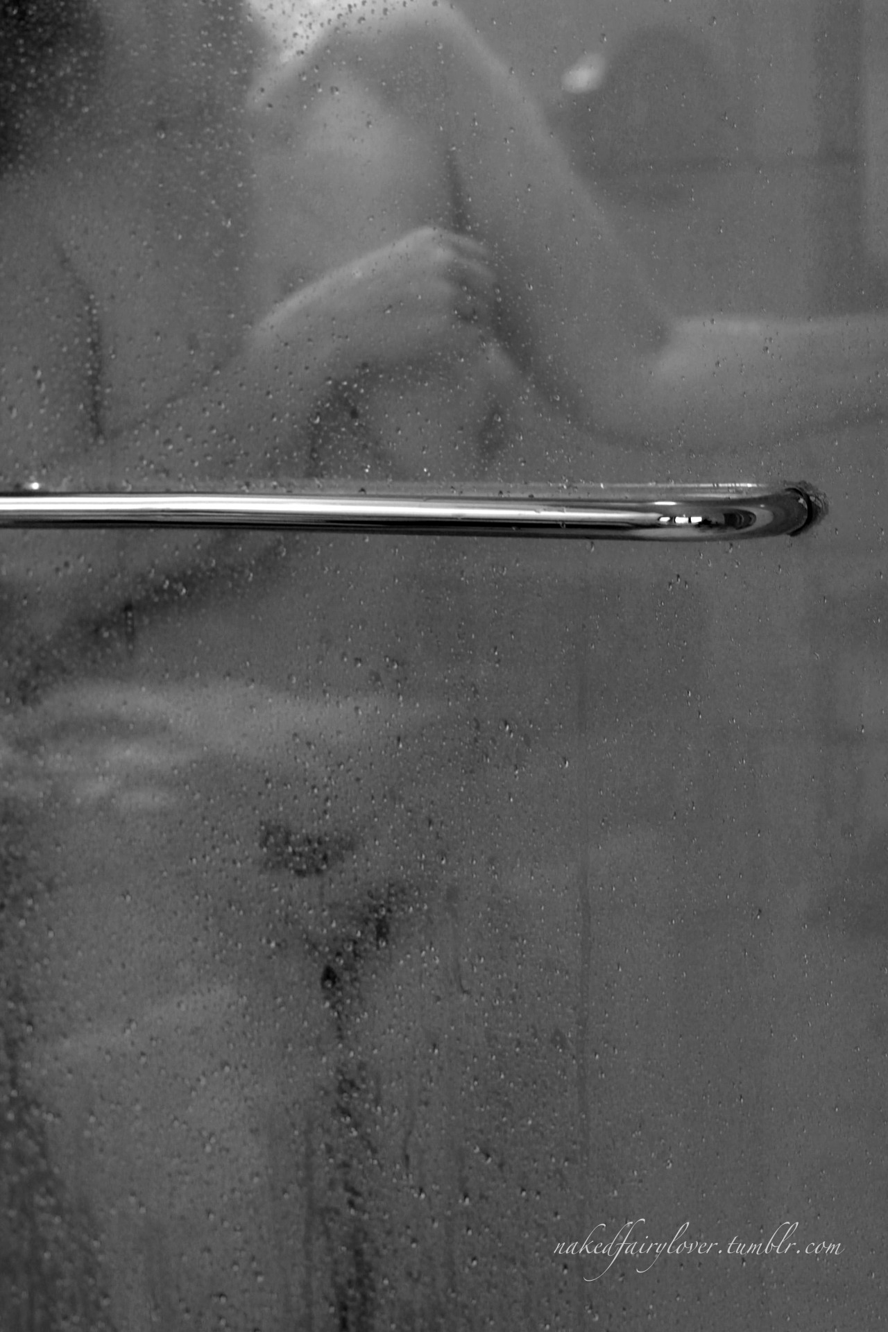 nakedfairylover:  nakedfairylover:I think I missed a spot… -Ann  Shower Series