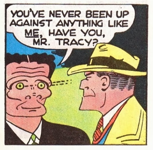 talesfromweirdland:An assortment of Dick Tracy villains.After Batman, Chester Gould’s Dick Tracy com