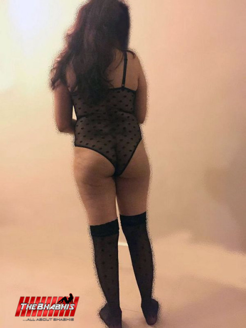 Indian MILF lady posing in transparent lingerie pieces showing cleavage ass curves picsYou can get t